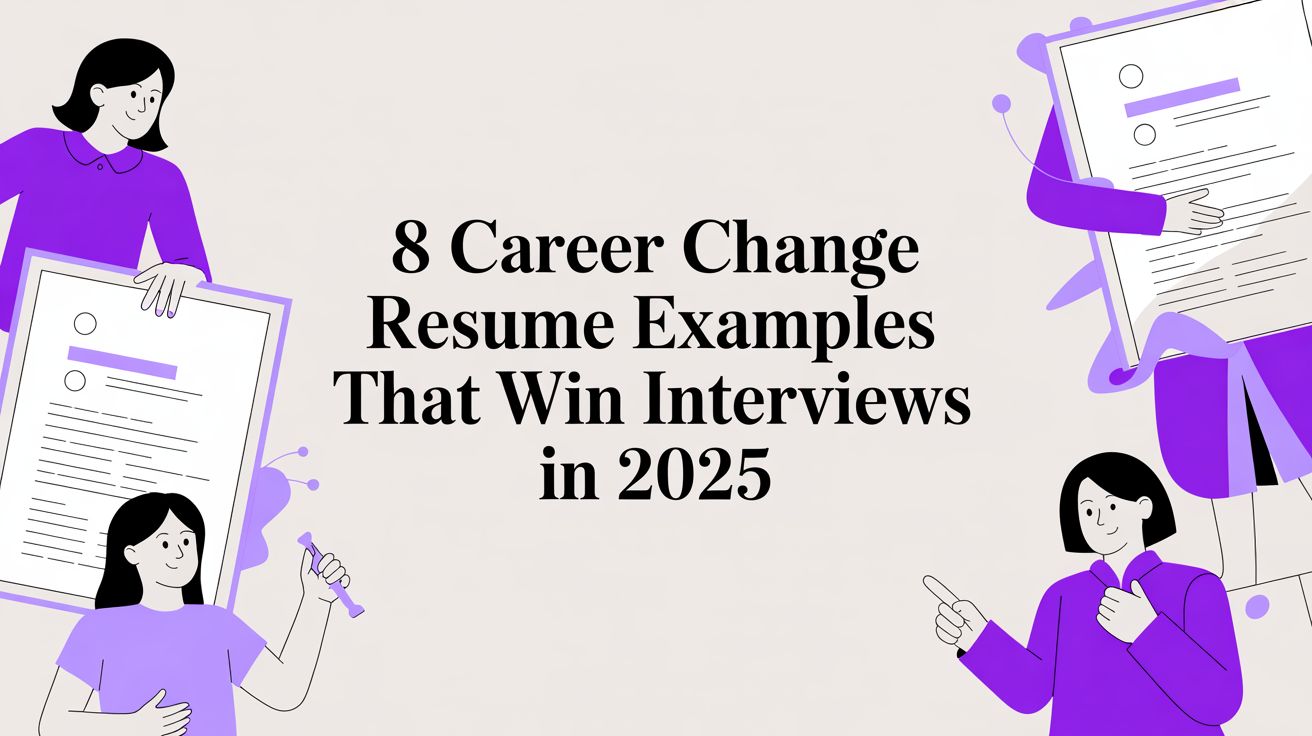8 Career Change Resume Examples That Win Interviews