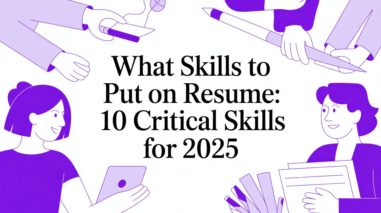 What skills to put on a resume