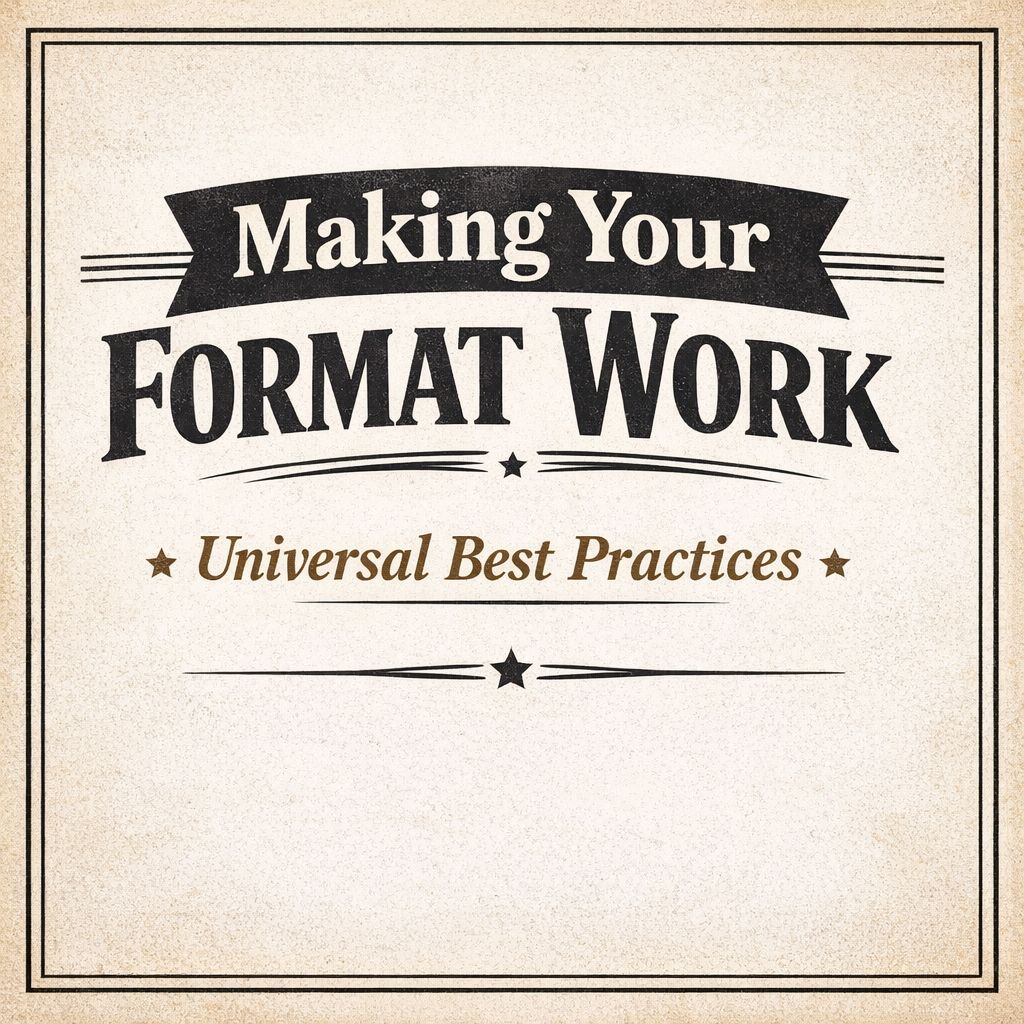 Universal resume formatting best practices showing how to make any resume format effective and recruiter friendly